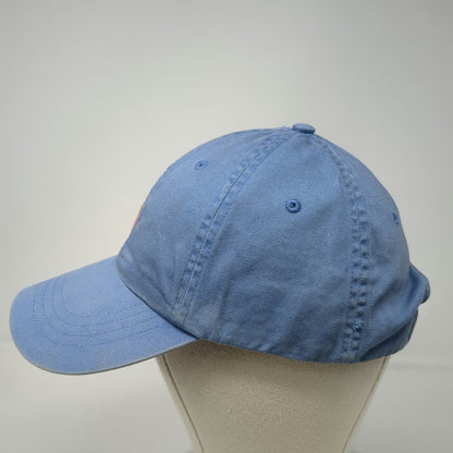 Polo Ralph Lauren Baseball Cap Blue One Size Orange Embroidered Polo Hat