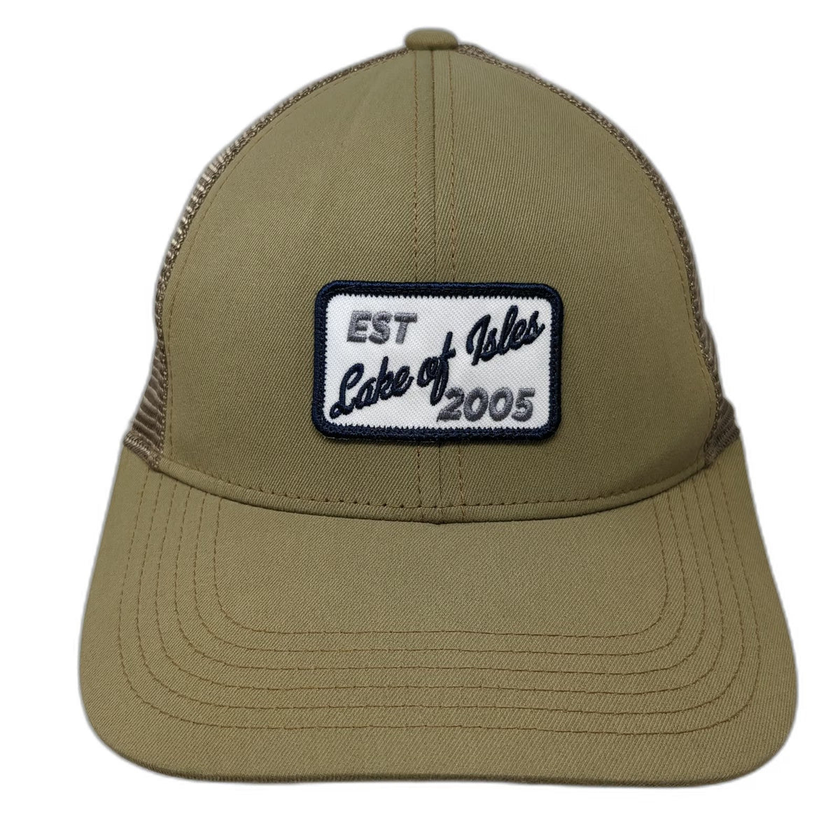 Imperial Baseball Cap Brown One Size Lake of Isles Mesh Back Strapback Hat
