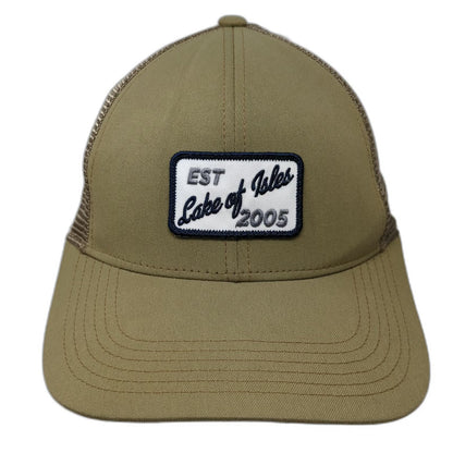Imperial Baseball Cap Brown One Size Lake of Isles Mesh Back Strapback Hat