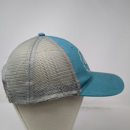 Ace USA Trucker Hat Blue One Size Kodiak Alaska Moose Mesh Back Snapback Travel