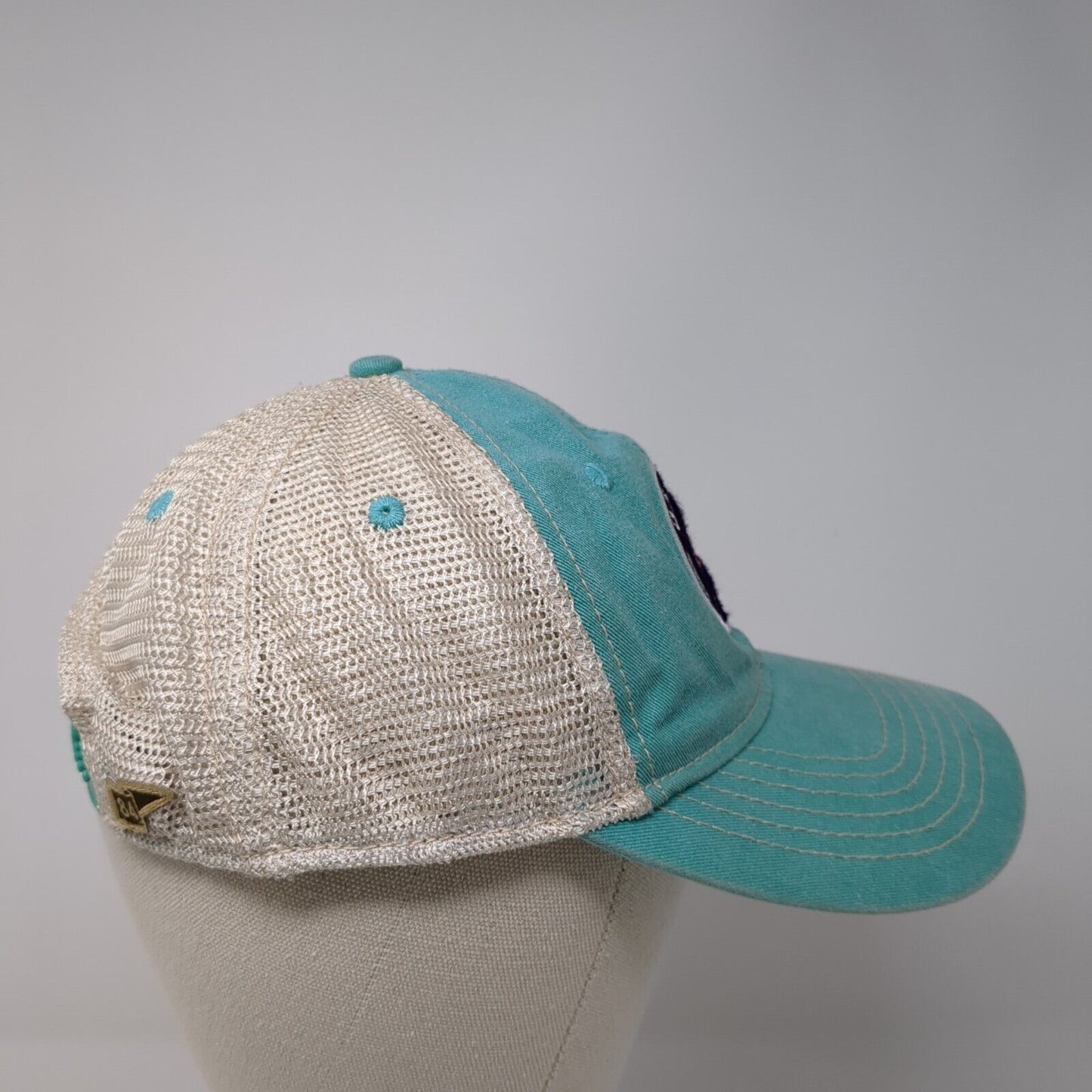 Oregon Zoo Snapback Trucker Hat Blue One Size Adjustable Mesh Back Blue84