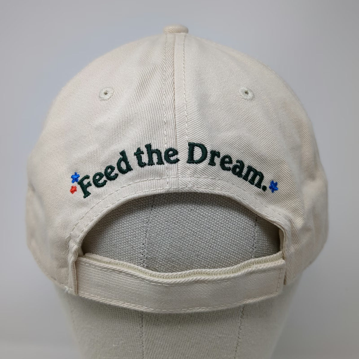 Chobani Baseball Cap Beige One Size USA Soccer Feed the Dream Strapback Hat