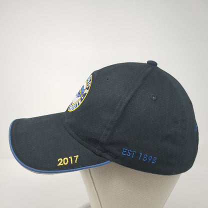White Pass & Yukon Route Strapback Hat Black One Size Skagway Alaska