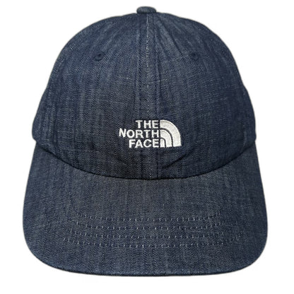 The North Face Baseball Cap Blue One Size Denim 1966 Logo Slideback Buckle Hat