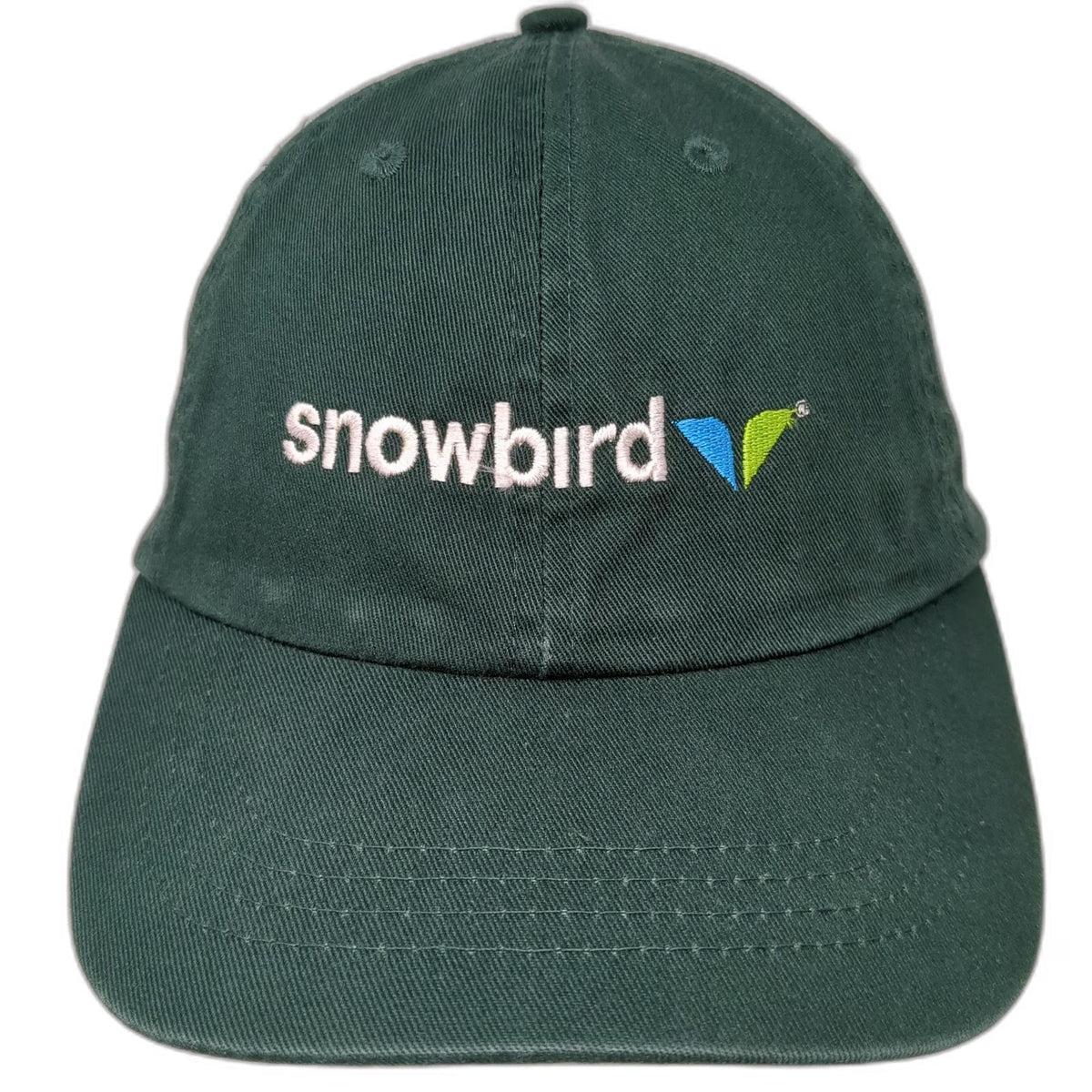 Port & Company Baseball Cap Green One Size Snowbird Ski Resort Strapback Hat