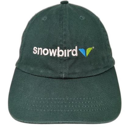 Port & Company Baseball Cap Green One Size Snowbird Ski Resort Strapback Hat