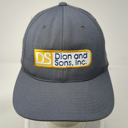 Yupoong Dion and Sons Inc Trucker Hat Gray One Size Snapback Green Under Brim