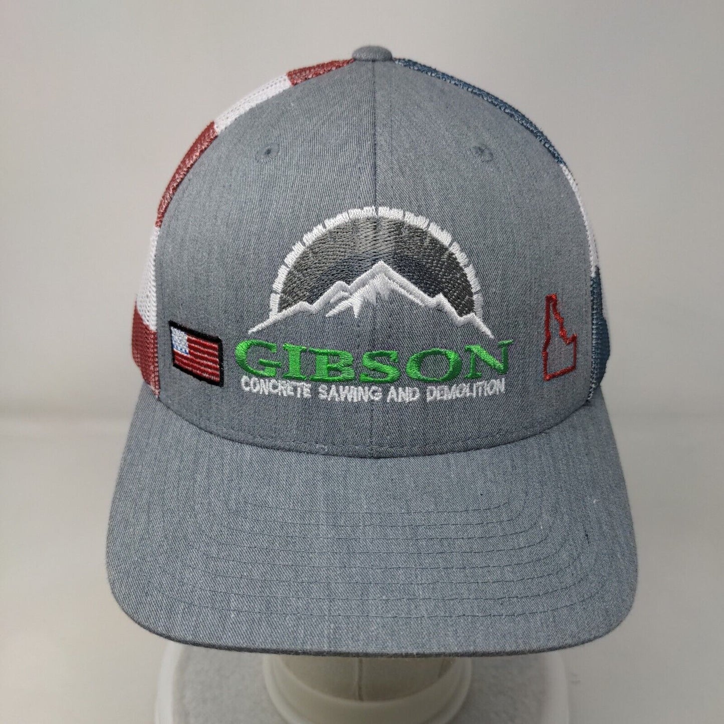 Gibson Concrete Sawing And Demolition Snapback Trucker Hat Multi One Size
