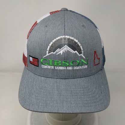 Gibson Concrete Sawing And Demolition Snapback Trucker Hat Multi One Size