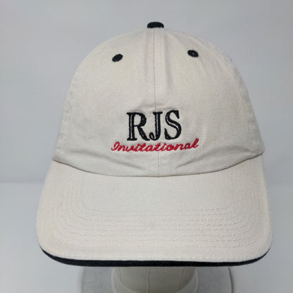 RJS Invitational Slideback Hat Tan One Size Embroidered Fahrenheit