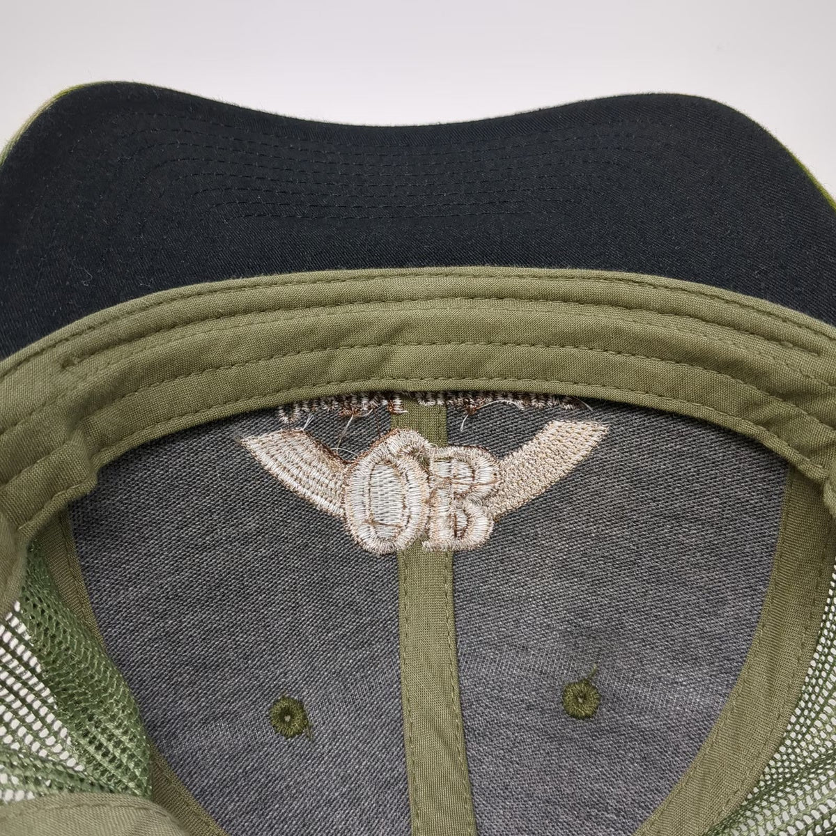 Yupoong Trucker Hat Green Camo One Size Mesh Snapback Quality Laminators
