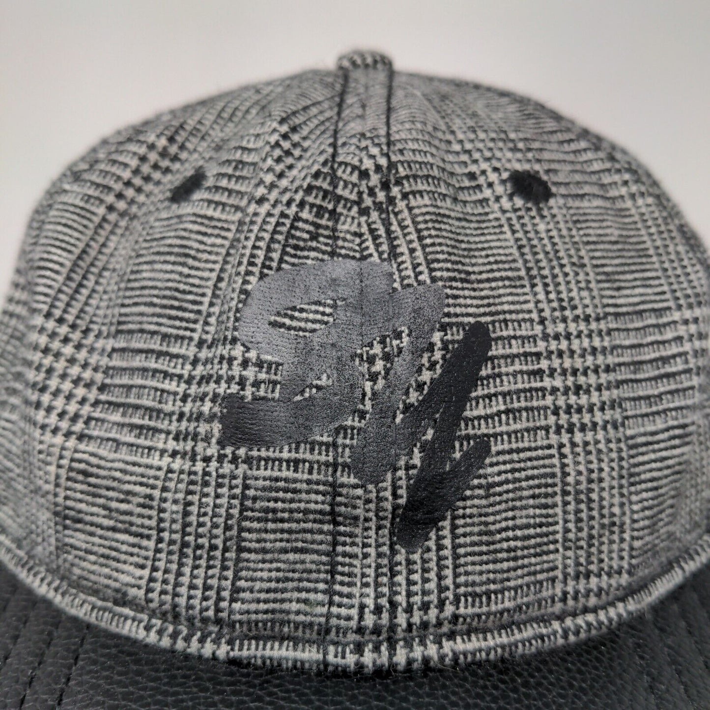 Unbranded Men's Snapback Hat Gray Black Graphic Logo SYL Adjustable