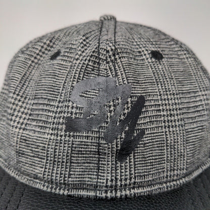 Unbranded Men's Snapback Hat Gray Black Graphic Logo SYL Adjustable