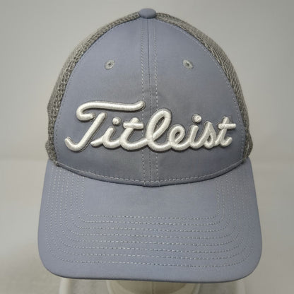 Titleist Baseball Cap Gray M Mesh Performance Golf Hat Pro V1 FootJoy FJ Logo