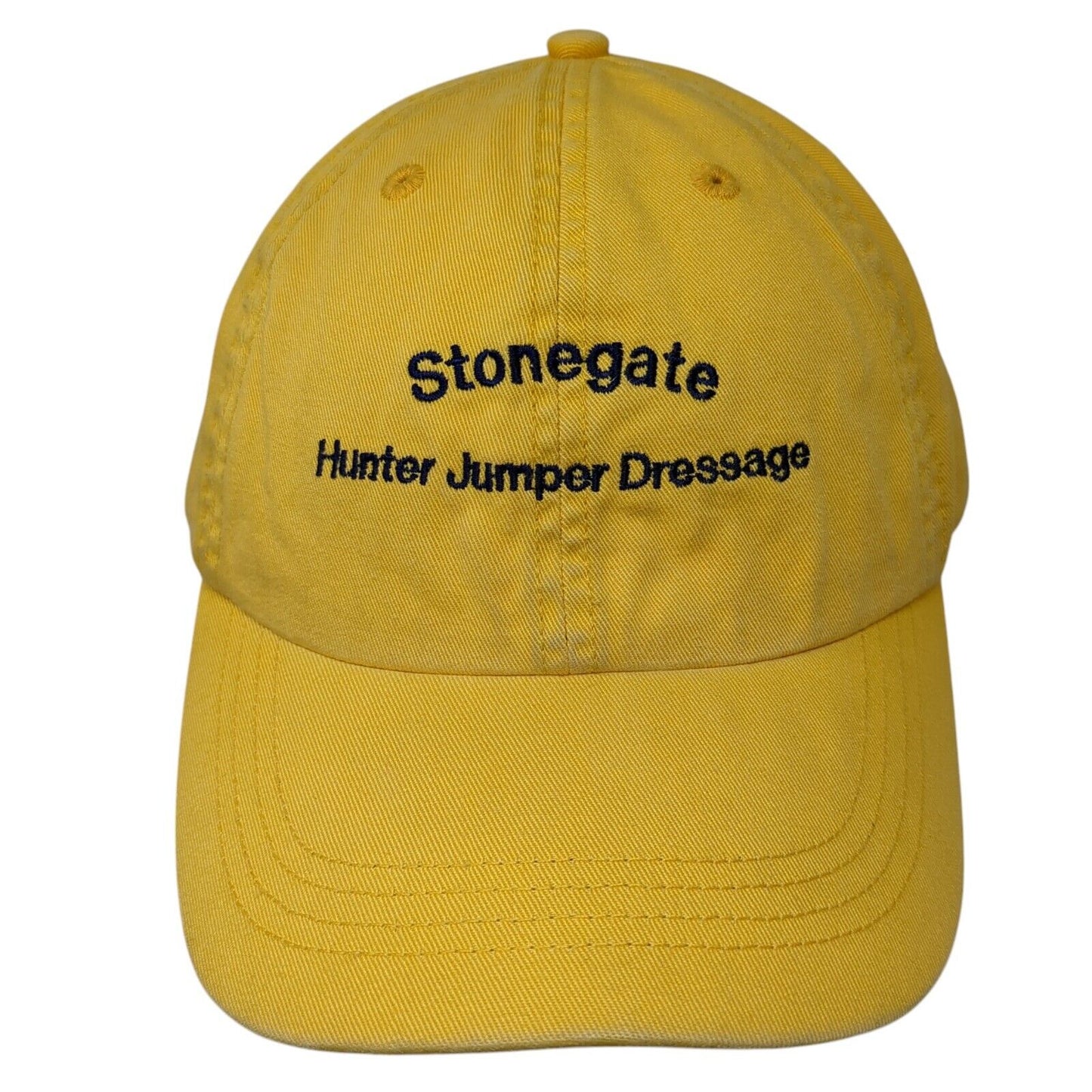 Stonegate Hunter Jumper Dressage Slideback Hat Yellow One Size Alternative