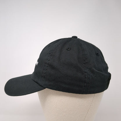 Sky Zone Slideback Hat Black One Size Embroidered Adjustable 6 Panel