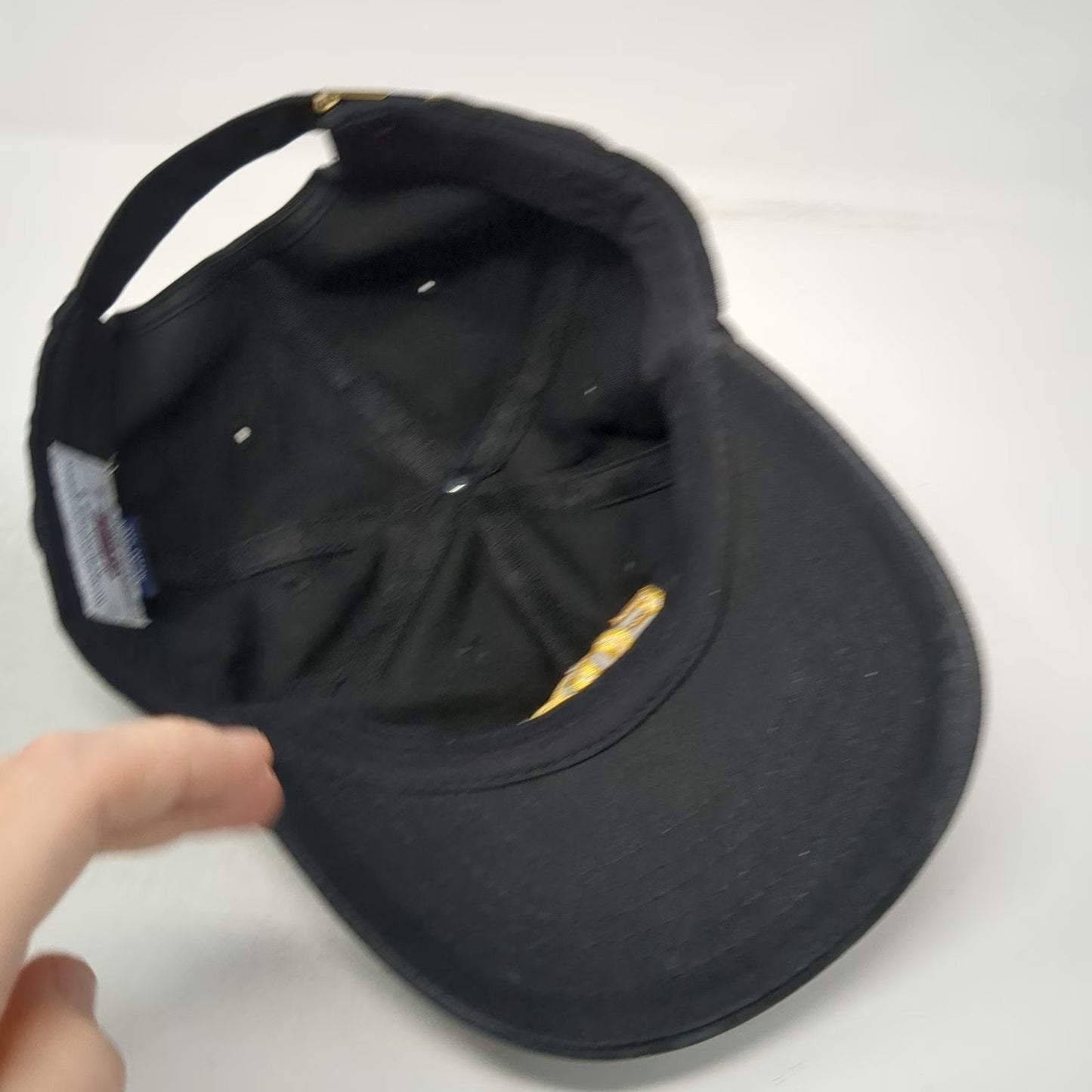 Barker Gear Fox Business Logo Baseball Cap Black One Size Cotton Adjustable Hat