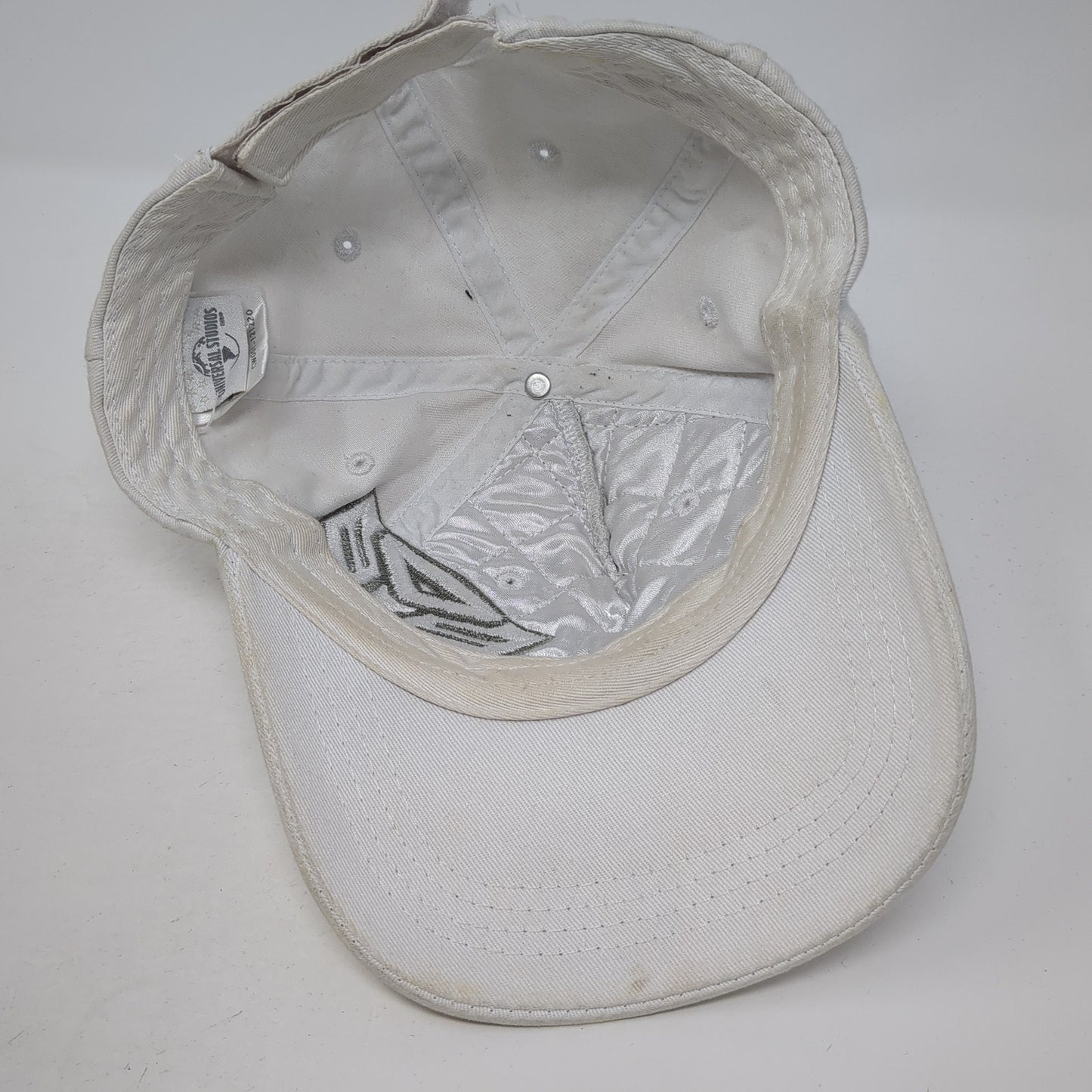 Universal Studios Strapback Hat White One Size Adjustable Embroidered