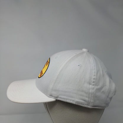 Bass Pro Shops Snapback Hat White OSFM Solid Gone Fishing Embroidered