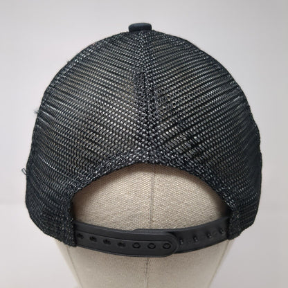 EPR Snapback Trucker Hat Black One Size Adjustable Embroidered Port Authority