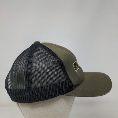 Manning Building Supplies Snapback Trucker Hat Brown OS Mesh Back Cap America
