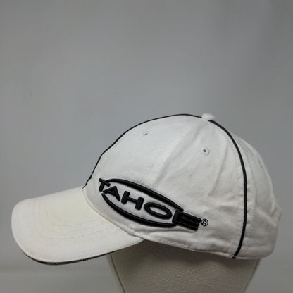 Tahoe Strapback Hat White One Size Embroidered Adjustable 6 Panel