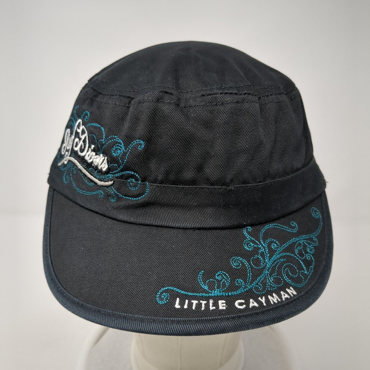 Reef Divers Little Cayman Strapback Cadet Army Hat Black One Size