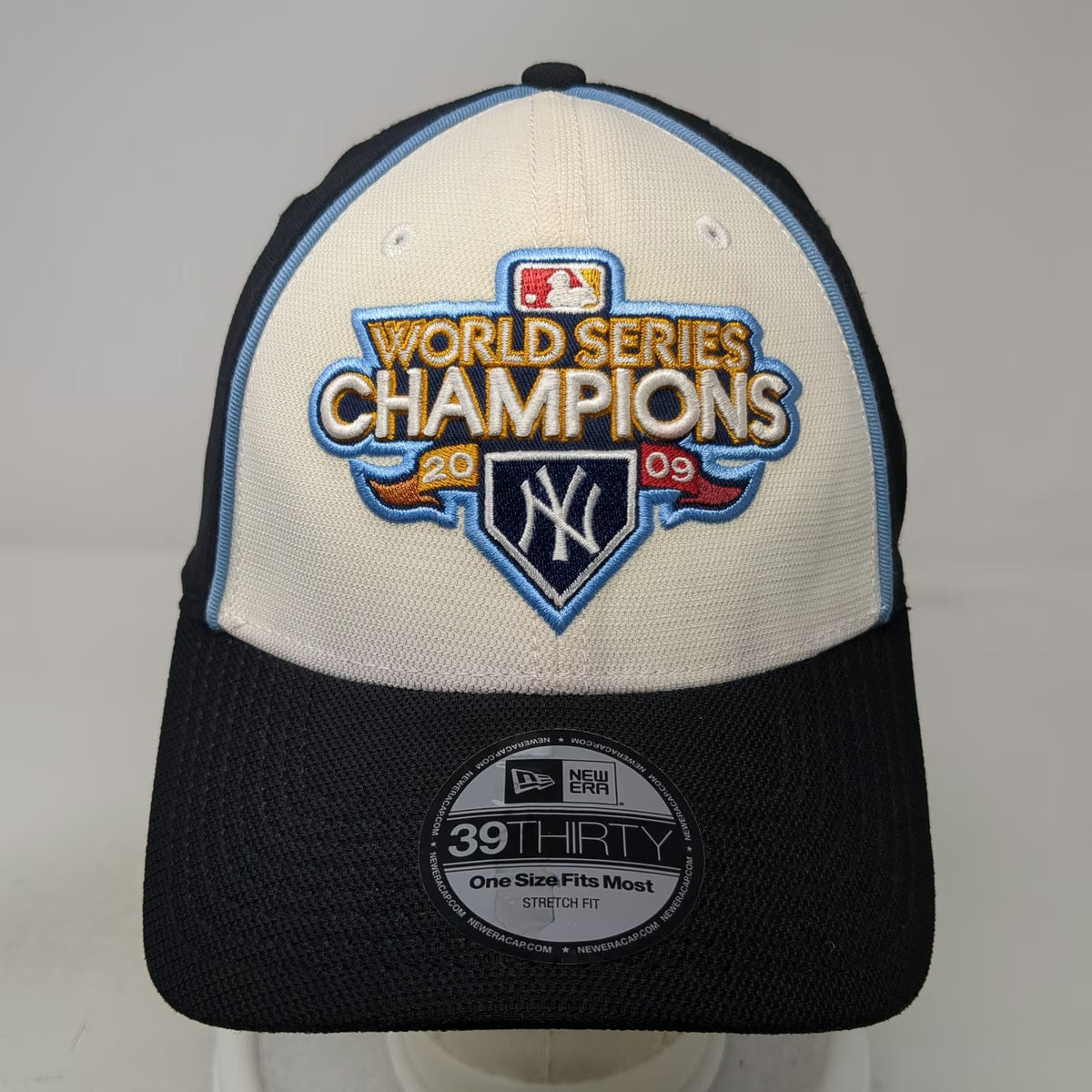 New York Yankees MLB New Era Baseball Cap Black One Size 2009 World Series Hat