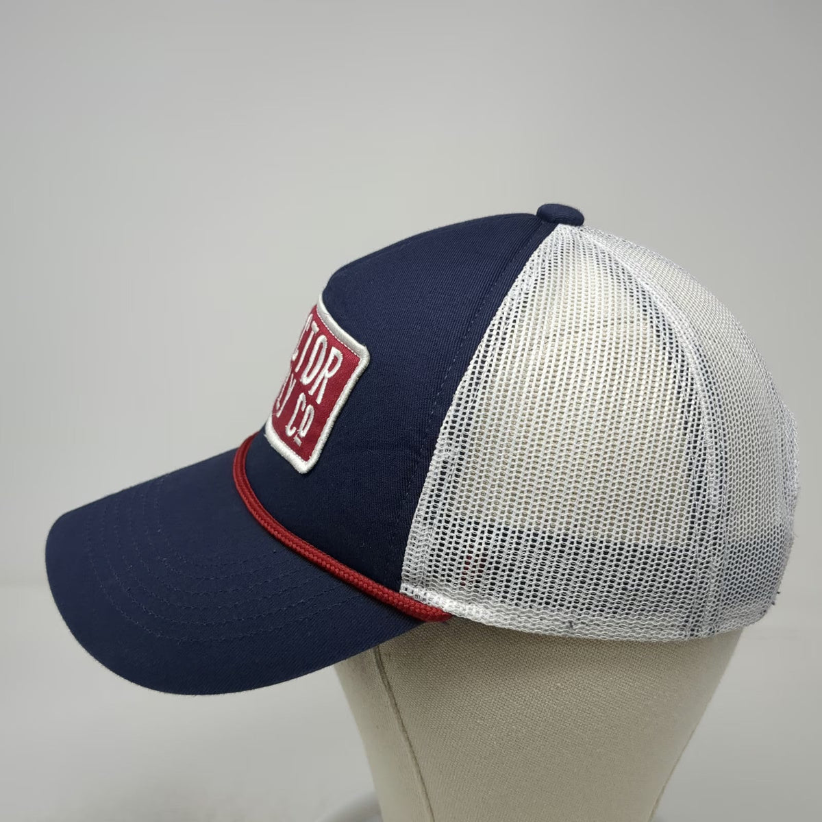 Outdoor Cap Tractor Supply Co Trucker Hat Blue One Size Rope Mesh Patch Snapback