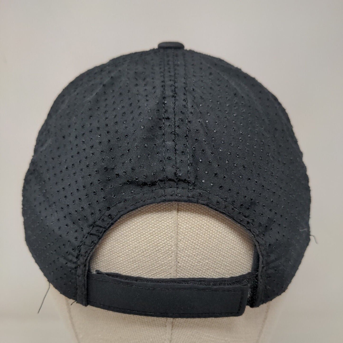 Trulieve Strapback Hat Black One Size Embroidered Breathable Port Authority