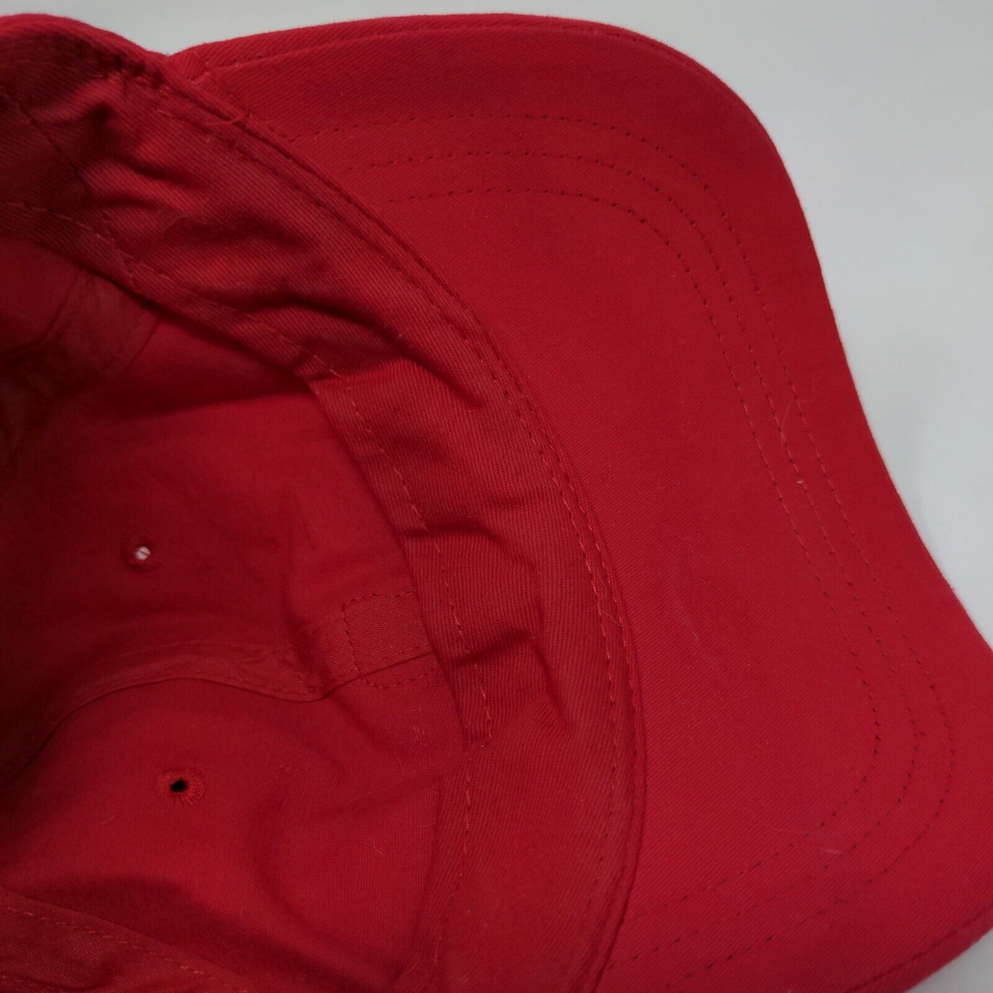 Victoria's Secret PINK Slideback Hat Red One Size Adjustable 6 Panel