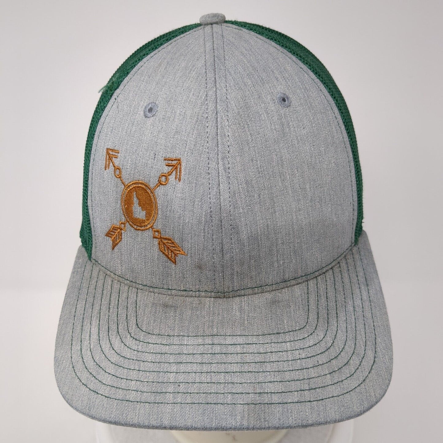 Arrow Logo Snapback Mesh Back Trucker Hat Multi One Size Richardson