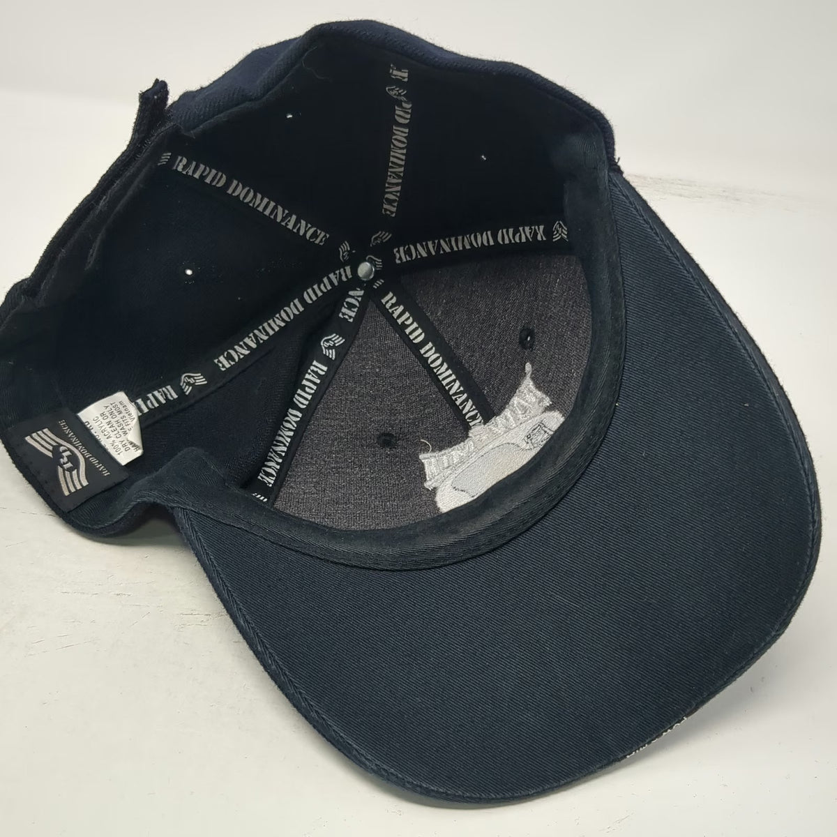 Rapid Dominance Baseball Cap Blue One Size POW MIA You Are Not Forgotten Hat