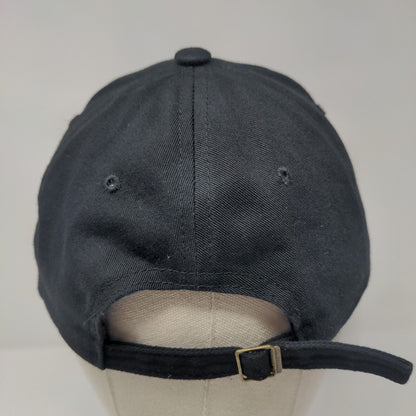 Astronaut Slideback Hat Black One Size Adjustable Embroidered 6 Panel