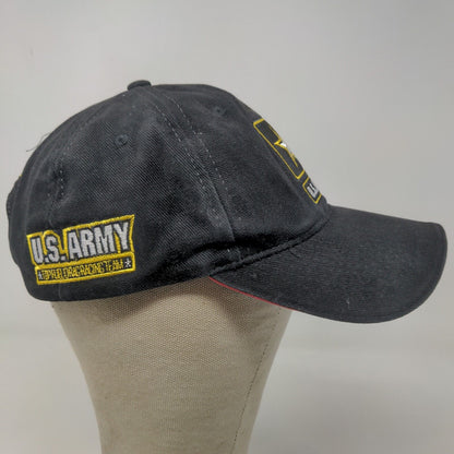 U.S. Army Top Fuel Drag Racing Team Men's Snapback Hat Black Embroidered Logo