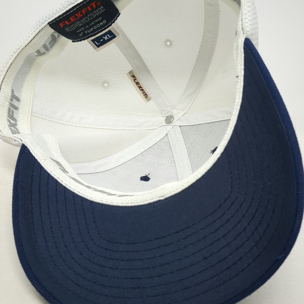 Flexfit Baseball Cap Blue XL Mesh Back Three Rivers Brewing Co Brewery Hop Hat