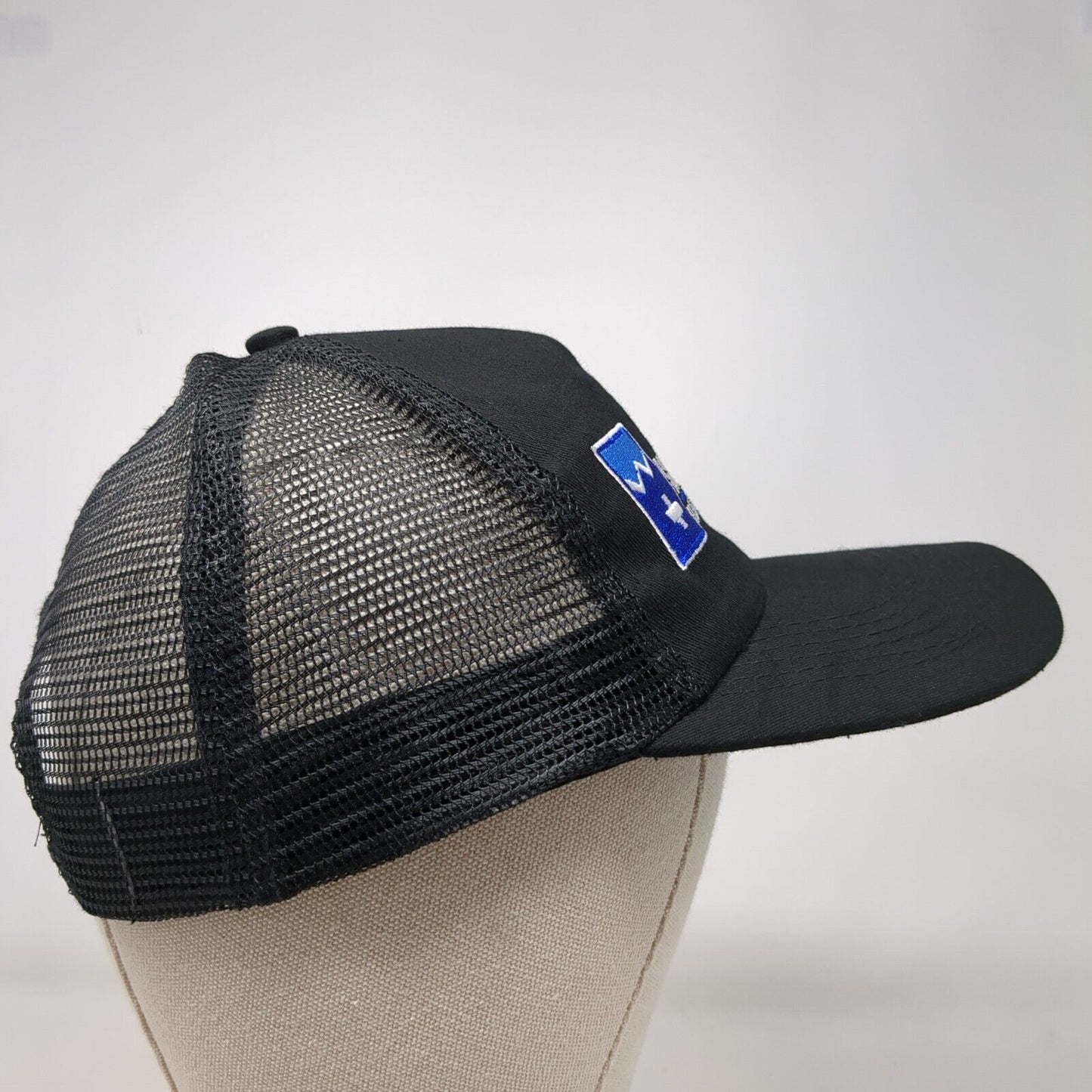 Weiser Memorial Hospital Snapback Trucker Hat Black OSFA Mesh Back Hit Wear