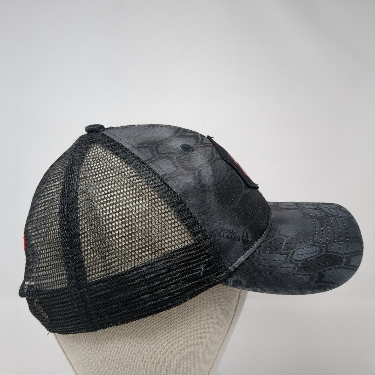 Kryptek Snapback Trucker Hat Camouflage One Size Adjustable Mesh Back 6 Panel