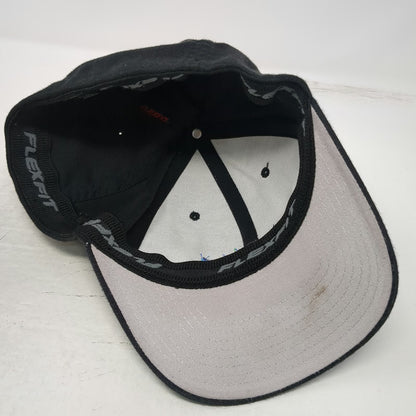 Port Authority Baseball Cap Black XL Flexfit Boise Airport Hat Curved Brim