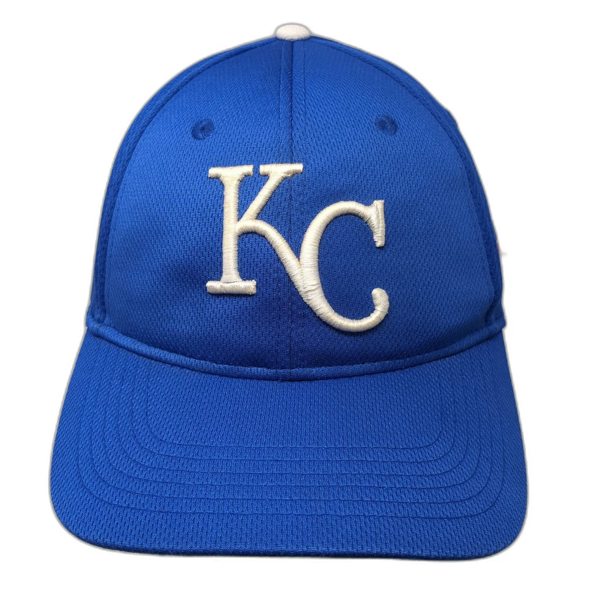Kansas City Royals MLB OC Sports Blue One Size Baseball Cap Mesh Texture Logo
