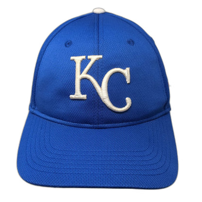 Kansas City Royals MLB OC Sports Blue One Size Baseball Cap Mesh Texture Logo