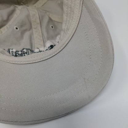Thousand Trails Slideback Hat Tan OSFA Embroidered Leather Strap