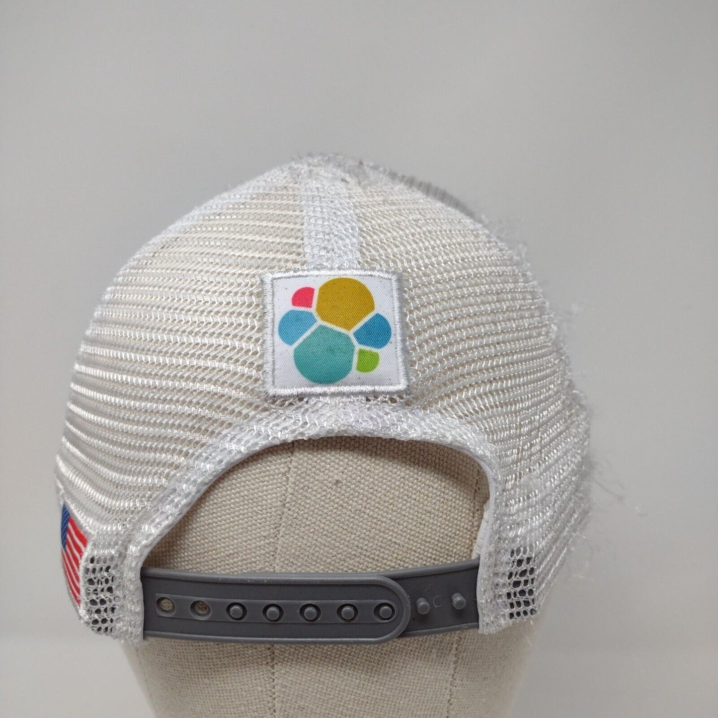 Boco Gear Snapback Trucker Hat Gray OSFA Adjustable Mesh Back Polyester