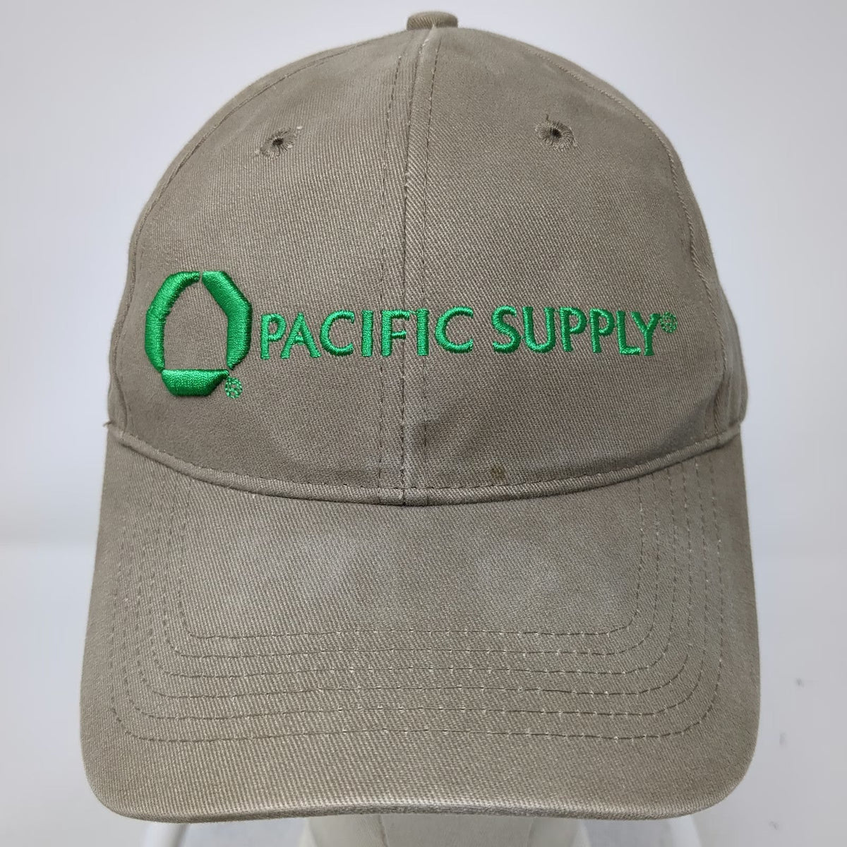 Pacific Headwear Baseball Cap Brown OS Pacific Supply CertainTeed Hat Strapback