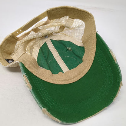 Headmost Trucker Hat Green One Size Smokey Bear Only You Patch Mesh Snapback