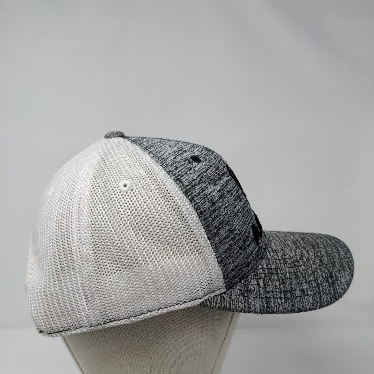 Ariat Snapback Trucker Hat Gray OS Adjustable 110 Flexfit Tech Patriotic Yupoong