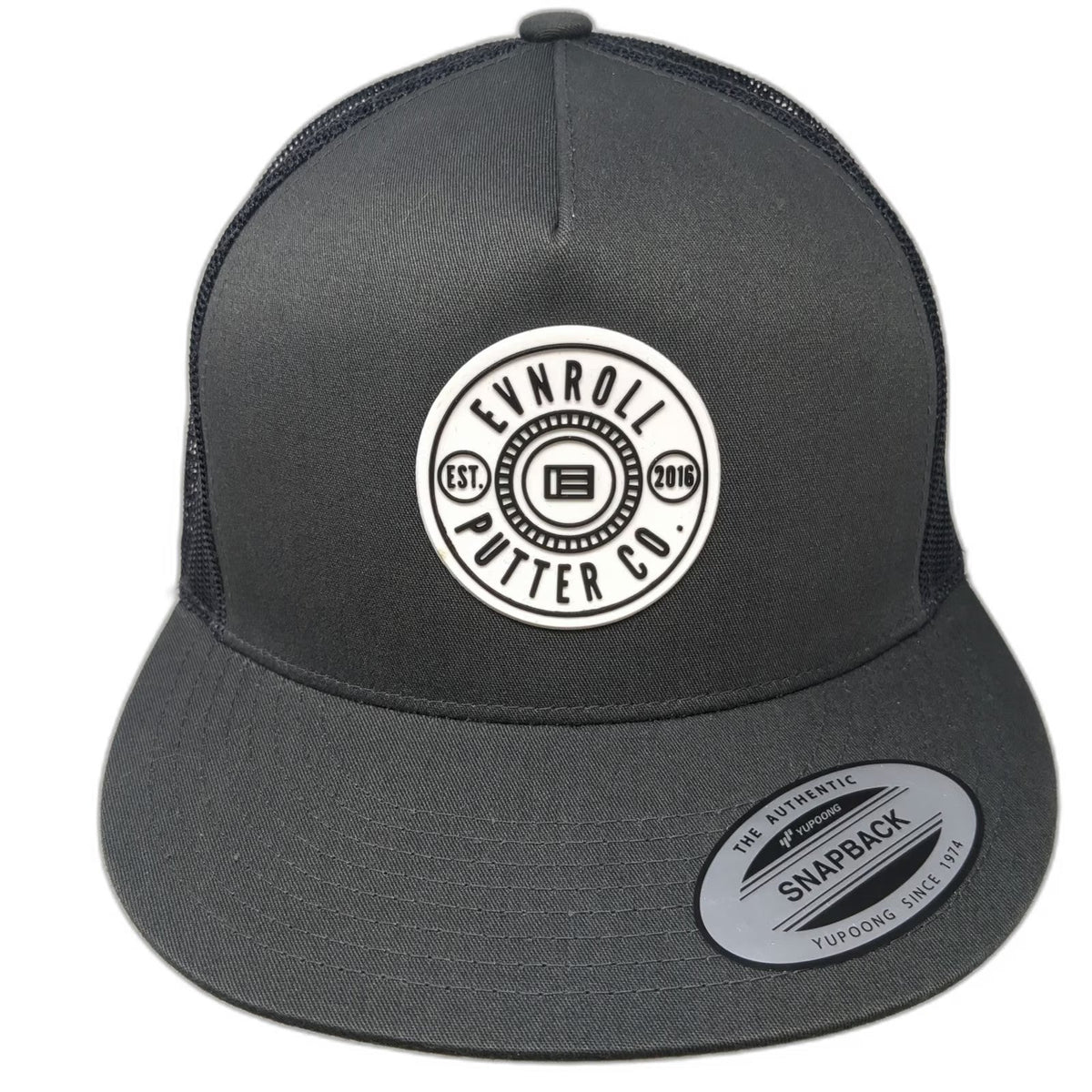 Evnroll Putter Co Yupoong Gray One Size Trucker Hat Golf Mesh Snapback Flat Brim