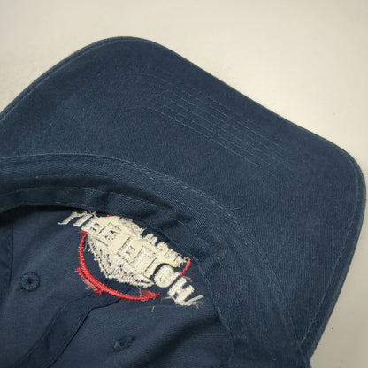 Port & Company Baseball Cap Blue One Size Life Flight Network Slideback Hat