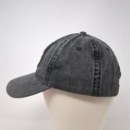 Vacay Babe Slideback Hat Gray One Size Adjustable Embroidered Vented Holes