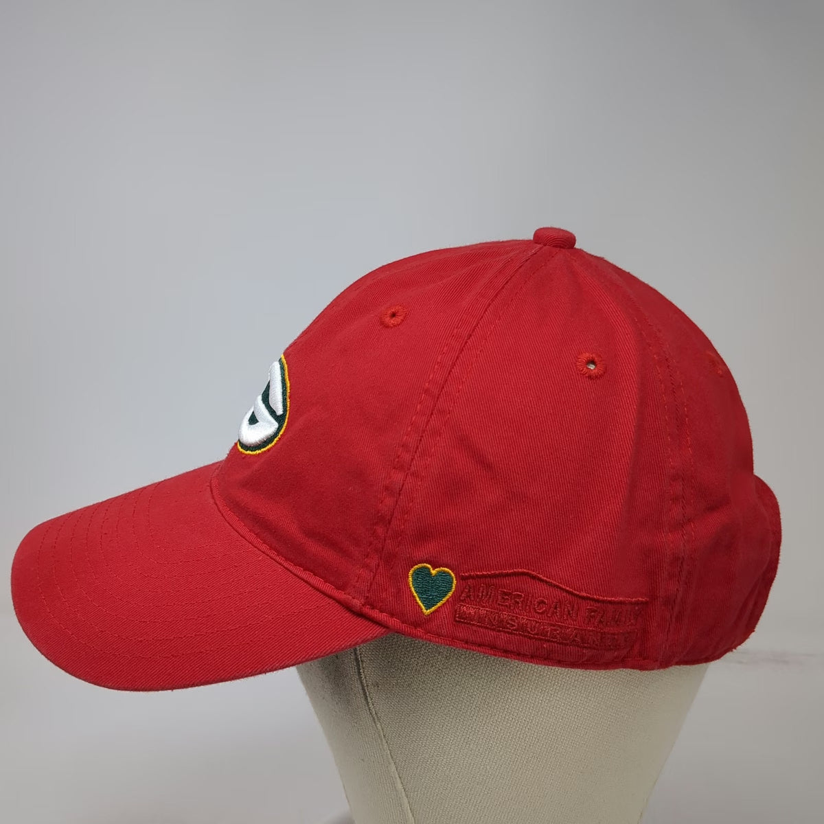 Green Bay Packers NFL Reebok Cap Red One Size Adjustable Embroidered G Logo Hat